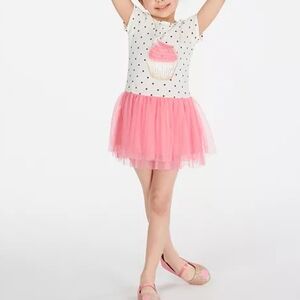 Epic Threads Little Girls Pink Cupcake Tutu Dress Size 5